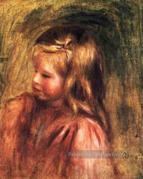 portrait de coco Pierre Auguste Renoir Peinture à l'huile